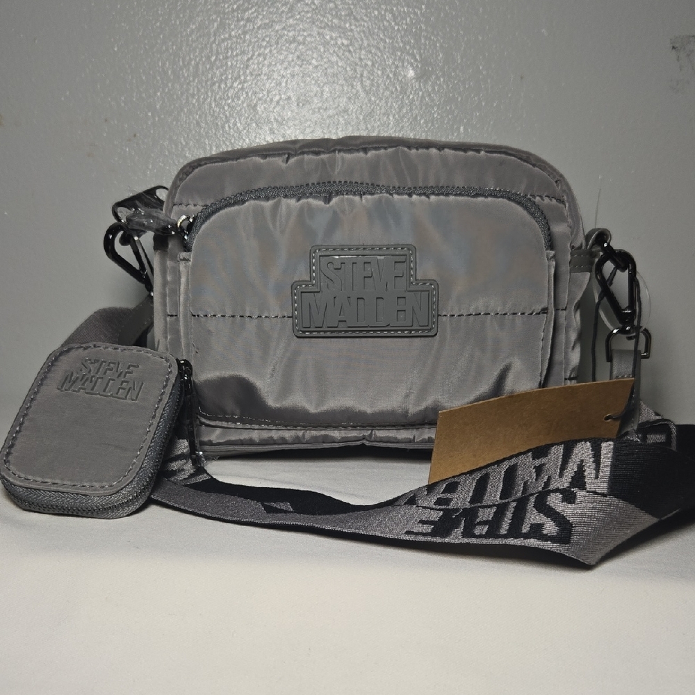 Steve Madden Silver Belt Bag